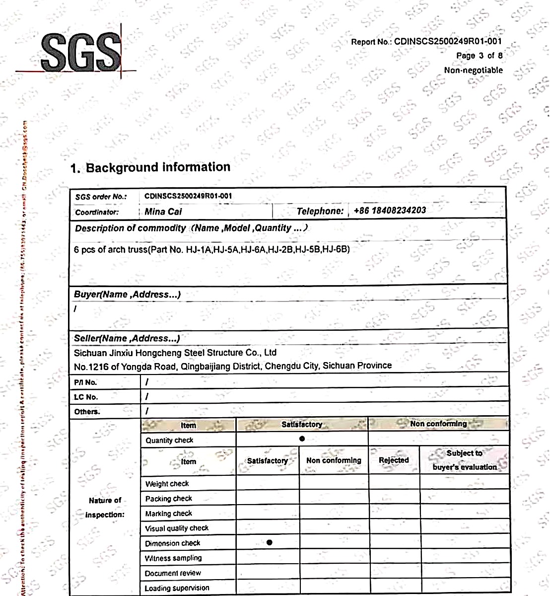 SGS Report
